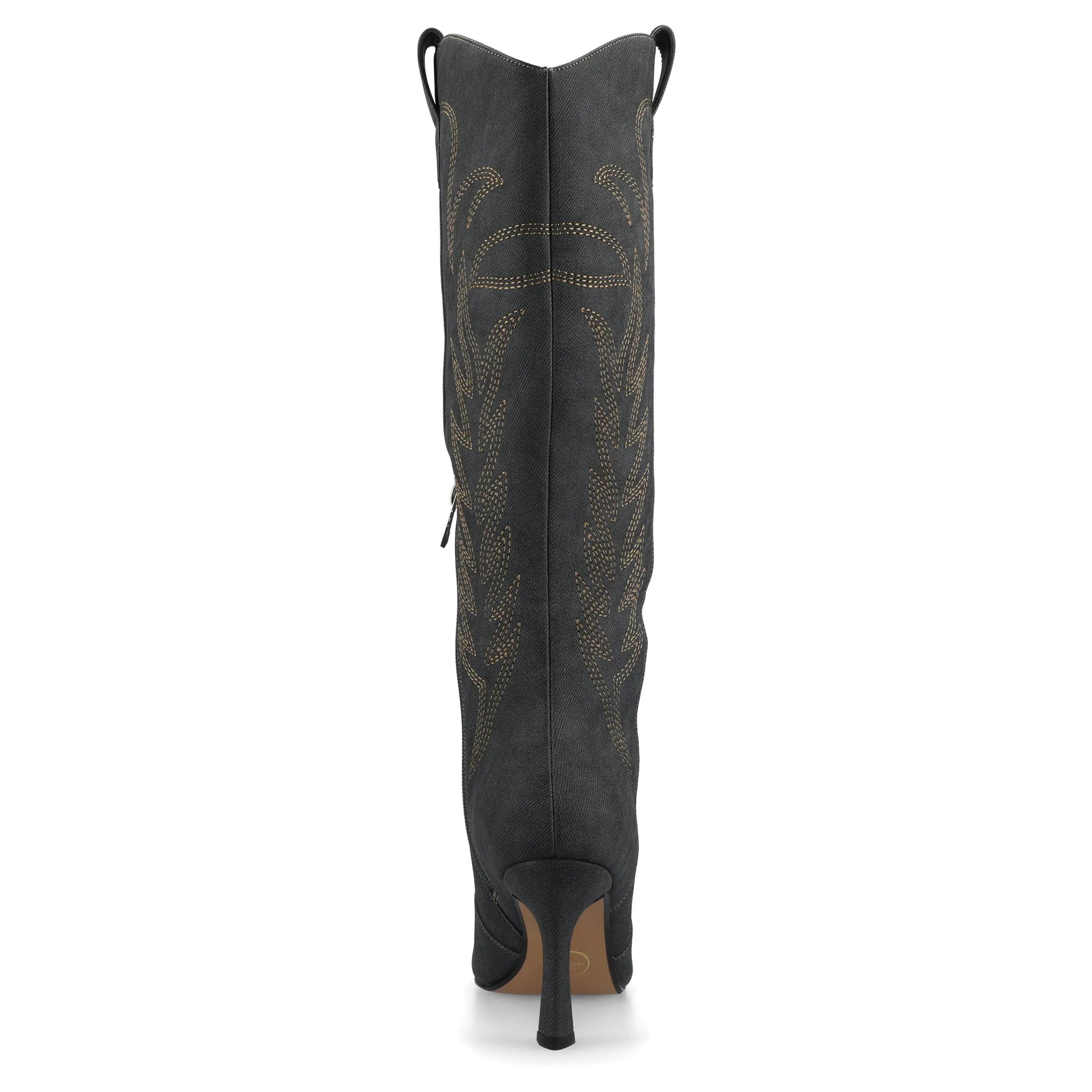 Journee Womens Laramie Knee High Western Boots