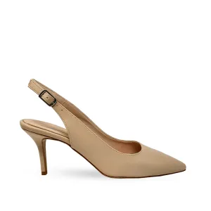 JUSTINA BEIGE LEATHER 70mm