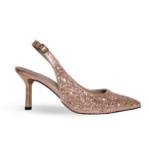 JUSTINA GLITTER ROSE GOLD 70mm