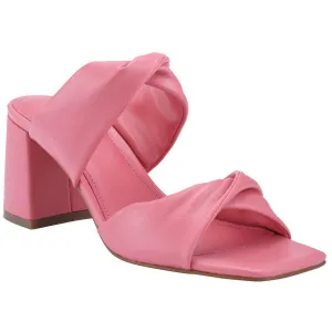 Kari Womens Faux Leather Casual Slide Sandals