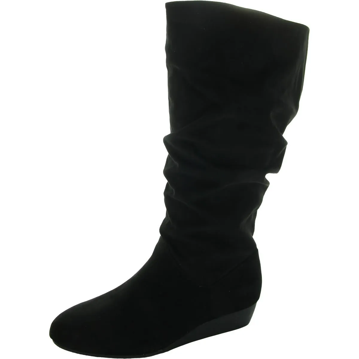 Khloe Womens Camouflage Canvas Mid-Calf Boots