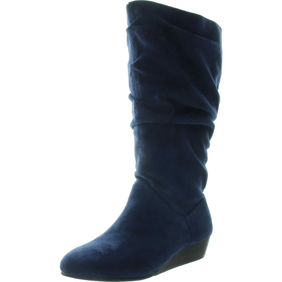 Khloe Womens Camouflage Canvas Mid-Calf Boots