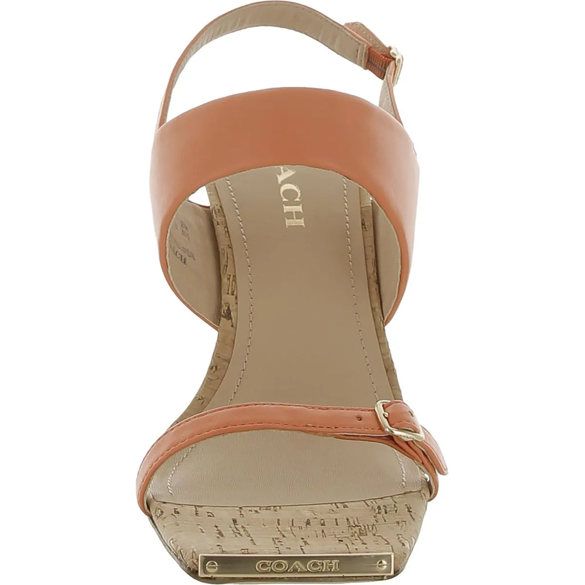 Kit Womens Leather Square Toe Heels
