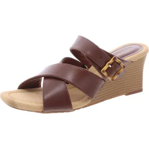Kyarra Judi Womens Strappy Open Toe Wedge Sandals