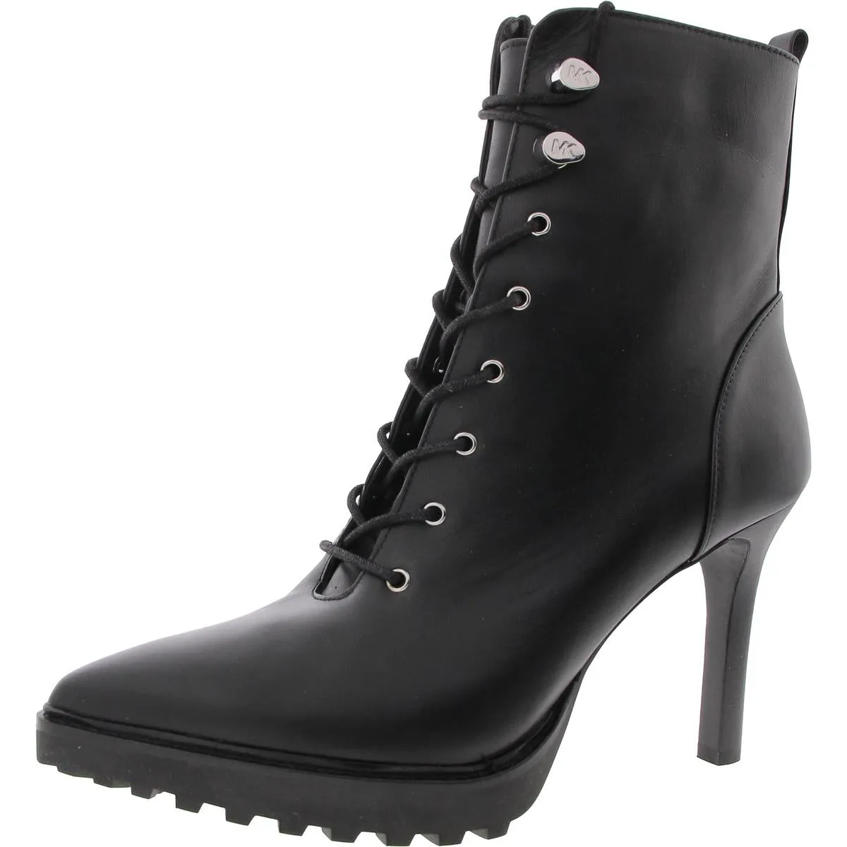 Kyle Womens Leather Pointed Toe Booties
