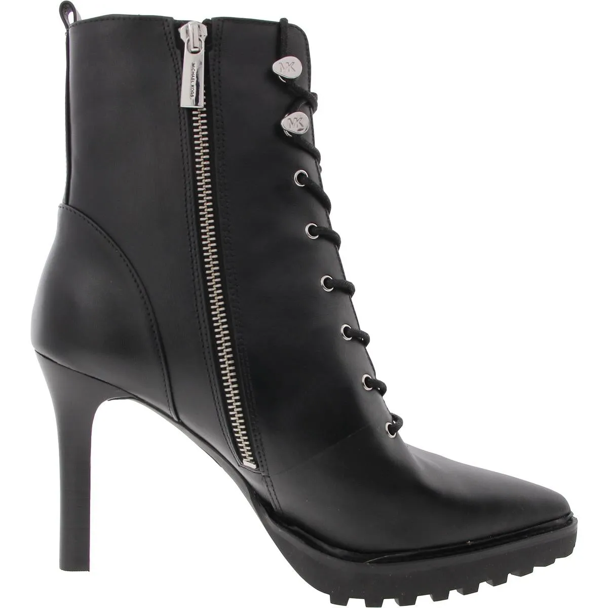 Kyle Womens Leather Pointed Toe Booties