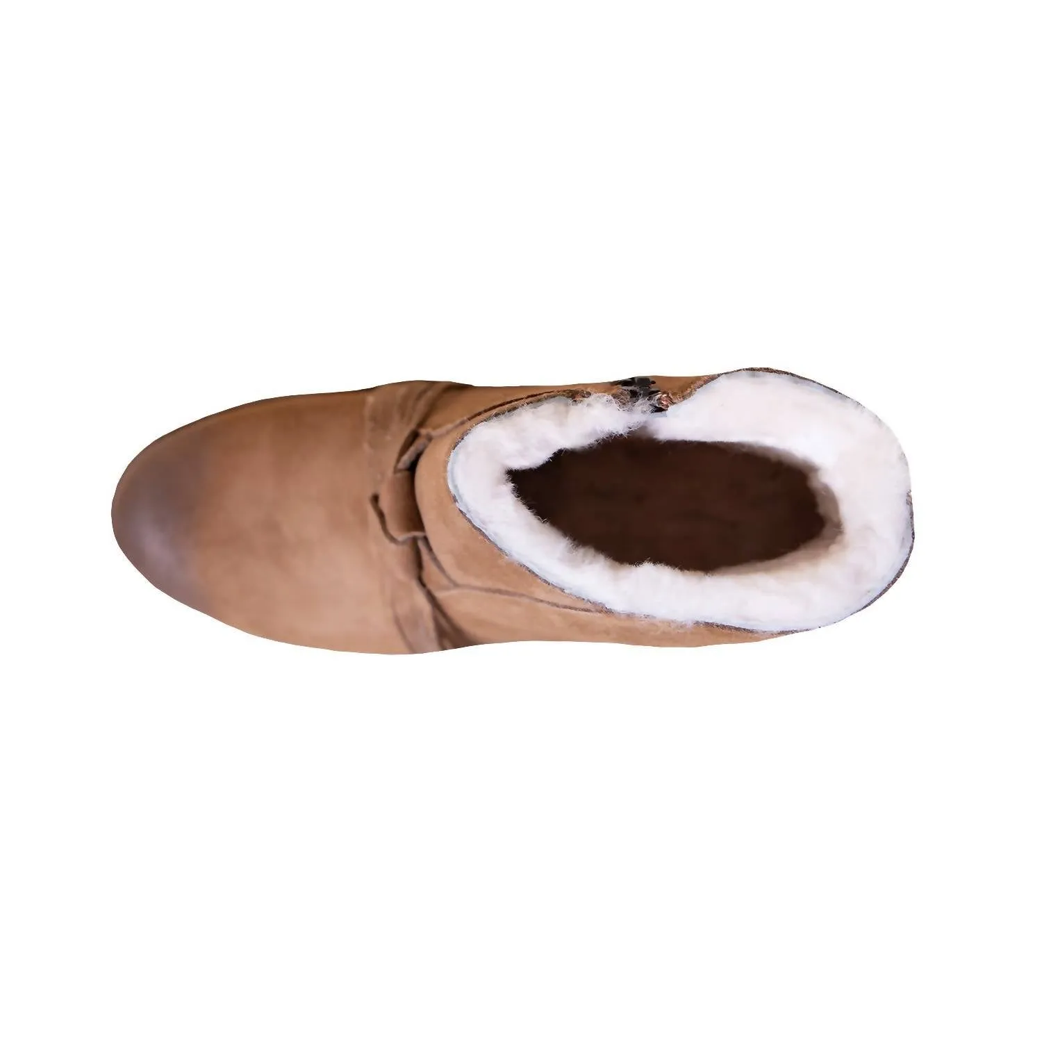 Ladies Madison Sheepskin Boot In Chestnut