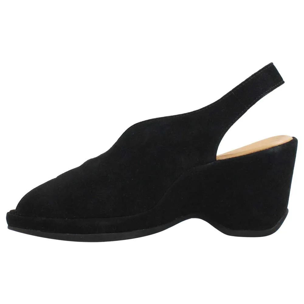 L'Amour Des Pieds Women's Odetta Black Suede