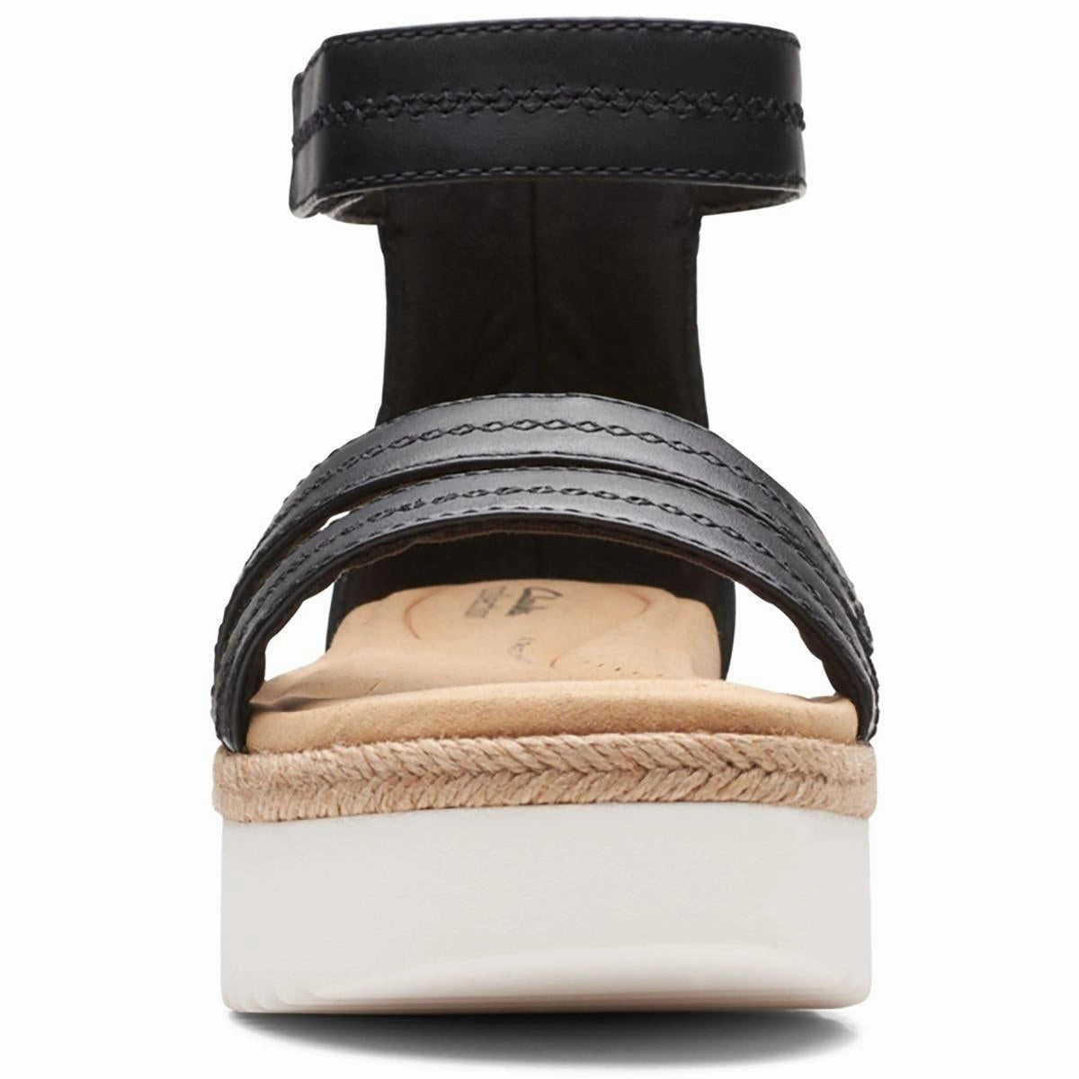 Lana  Womens Leather Ankle Strap Platform Sandals