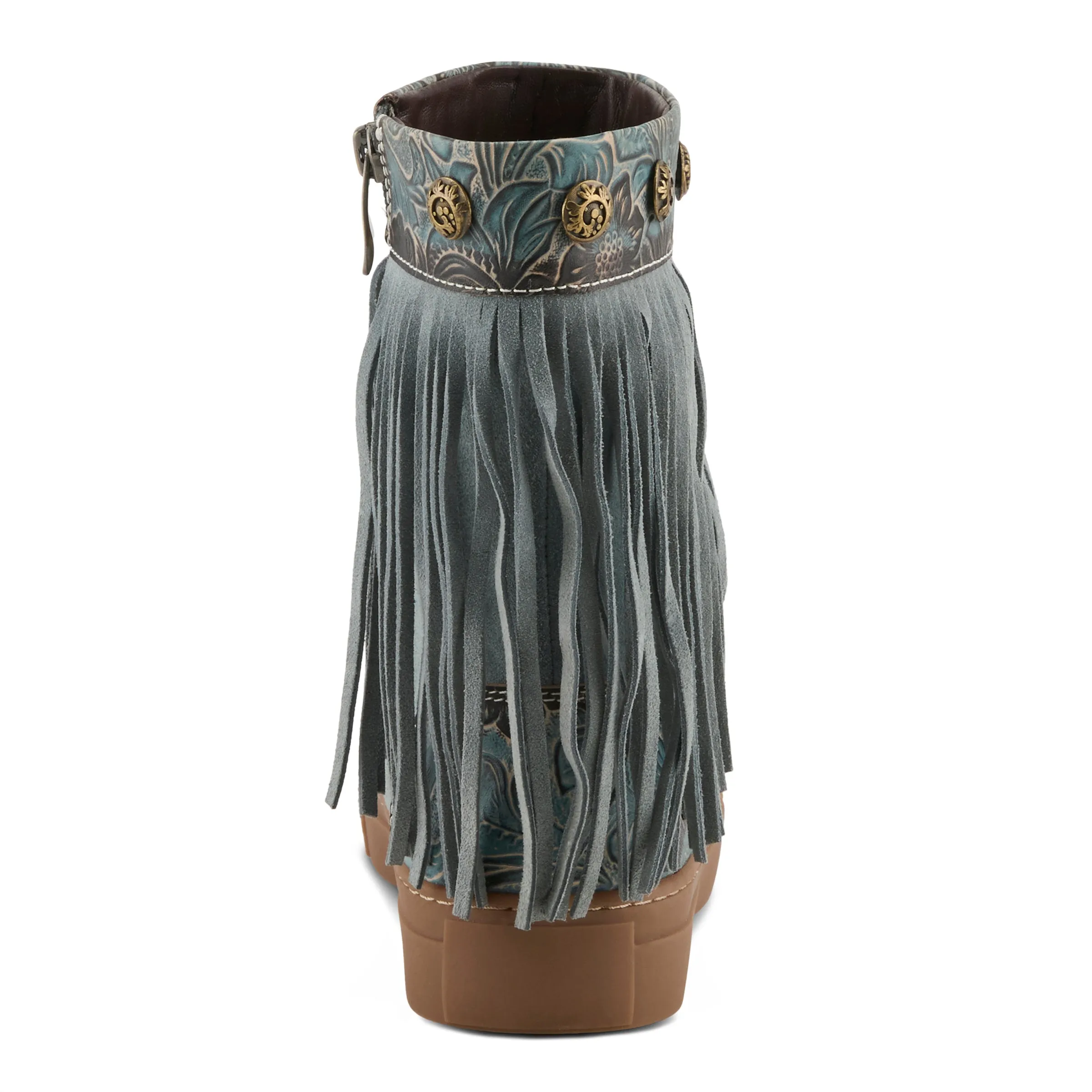 L'ARTISTE FRINGELY WESTERN MID CALF BOOTIE