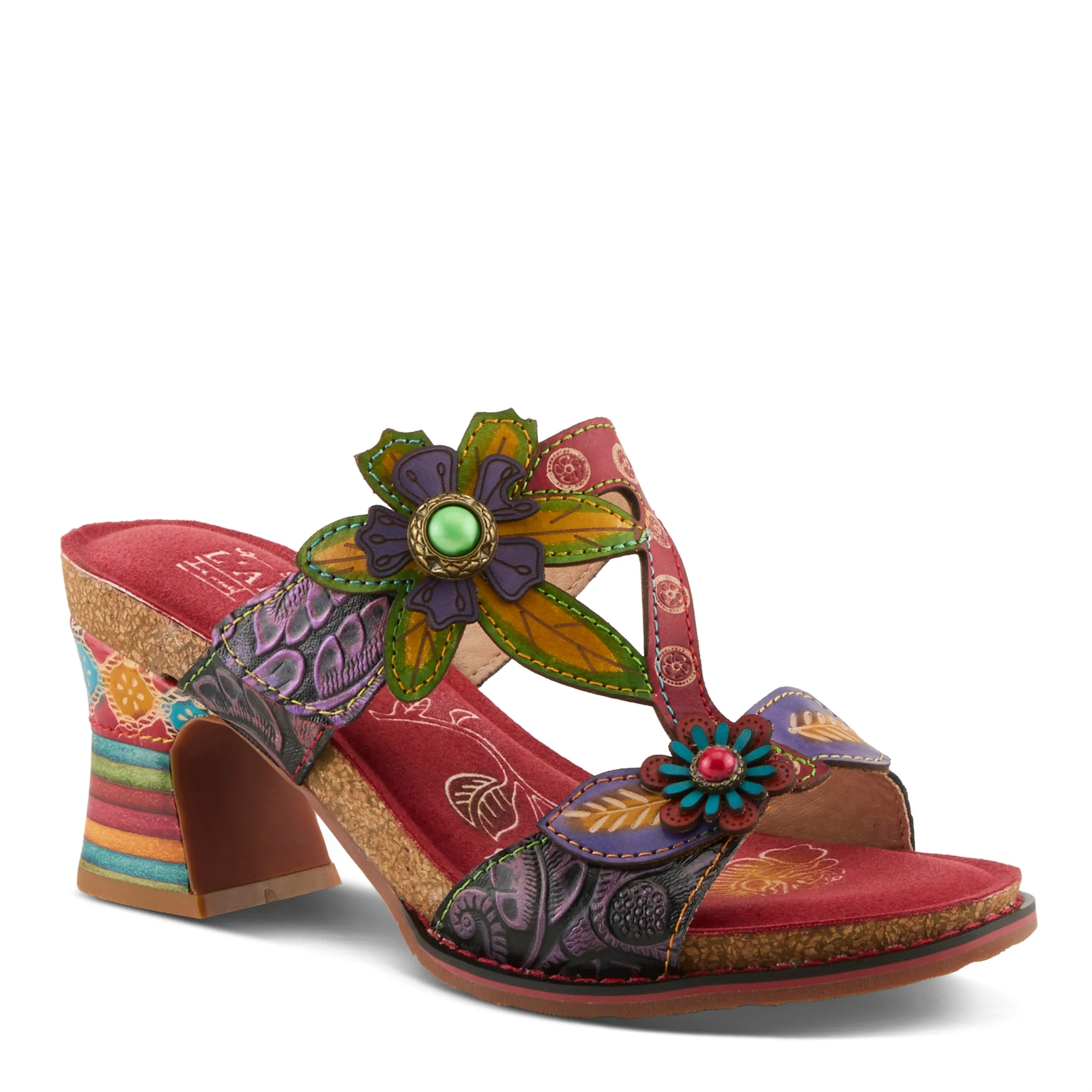 L'ARTISTE ROSSIE HEELED SANDALS