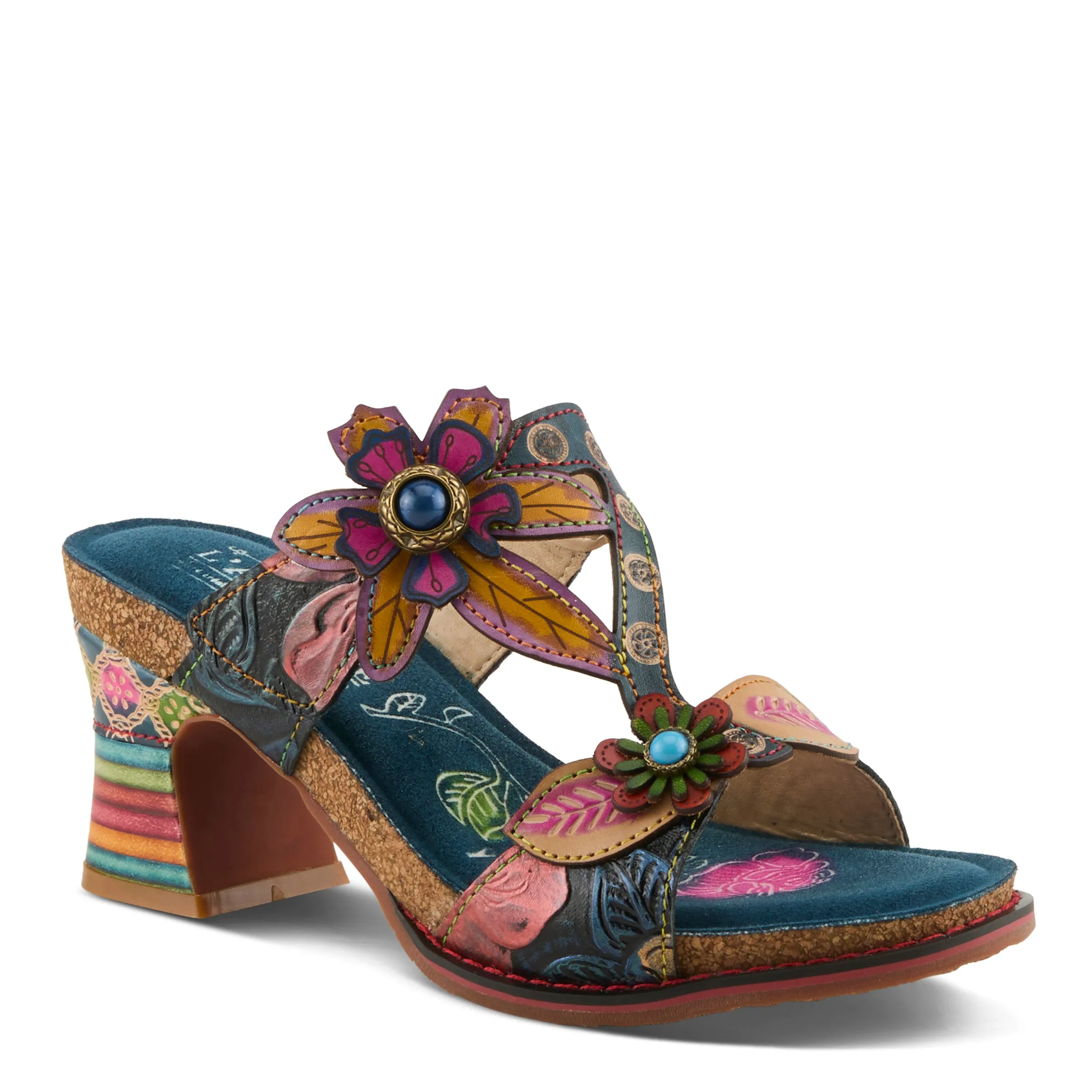 L'ARTISTE ROSSIE HEELED SANDALS