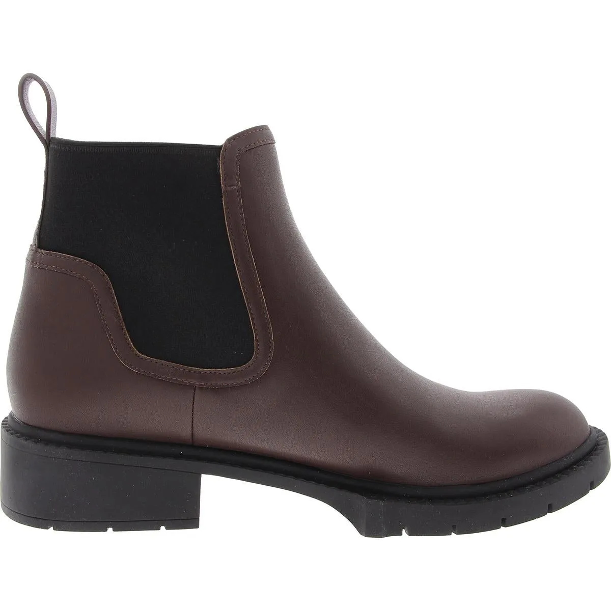 LENORA Womens Leather Round toe Ankle Boots