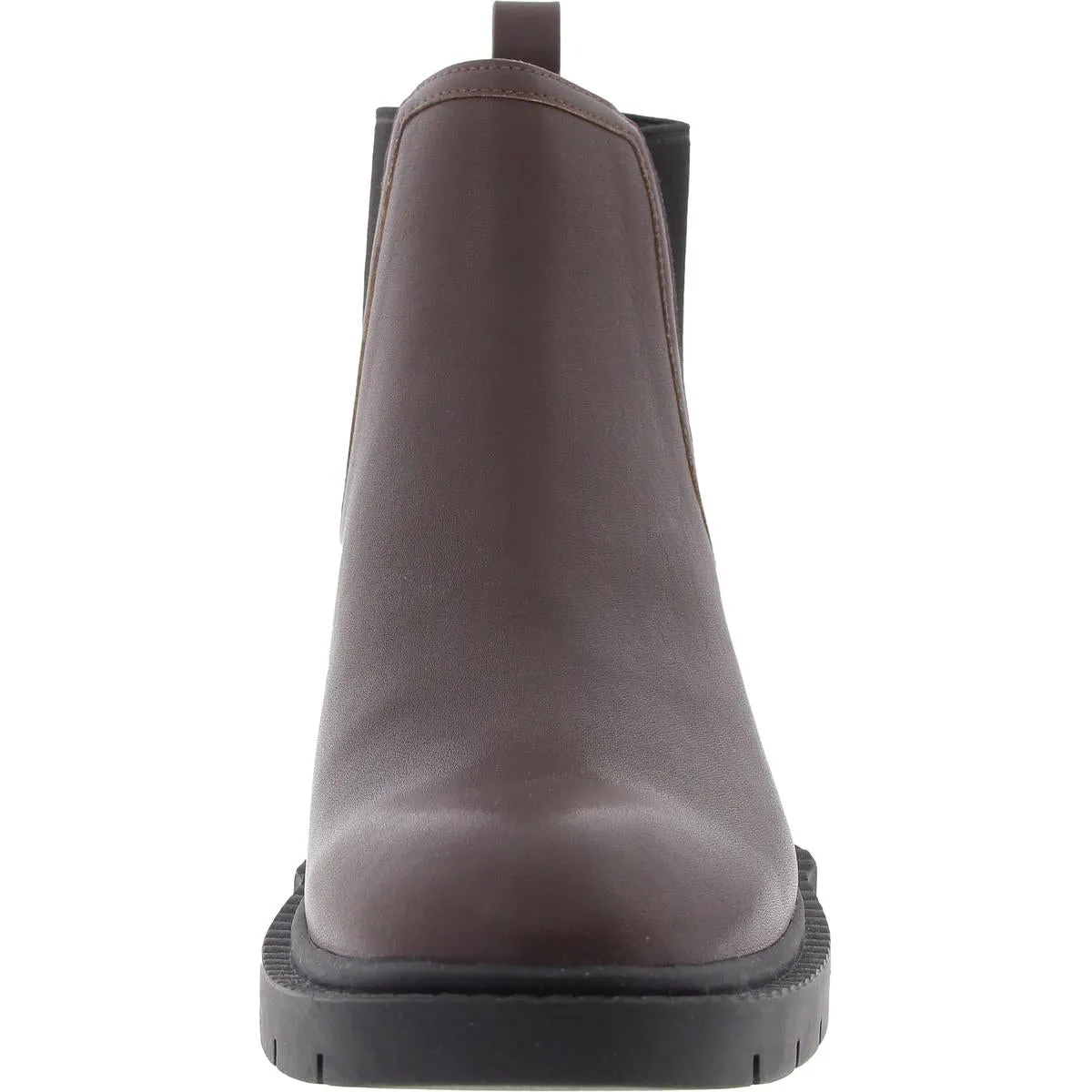 LENORA Womens Leather Round toe Ankle Boots