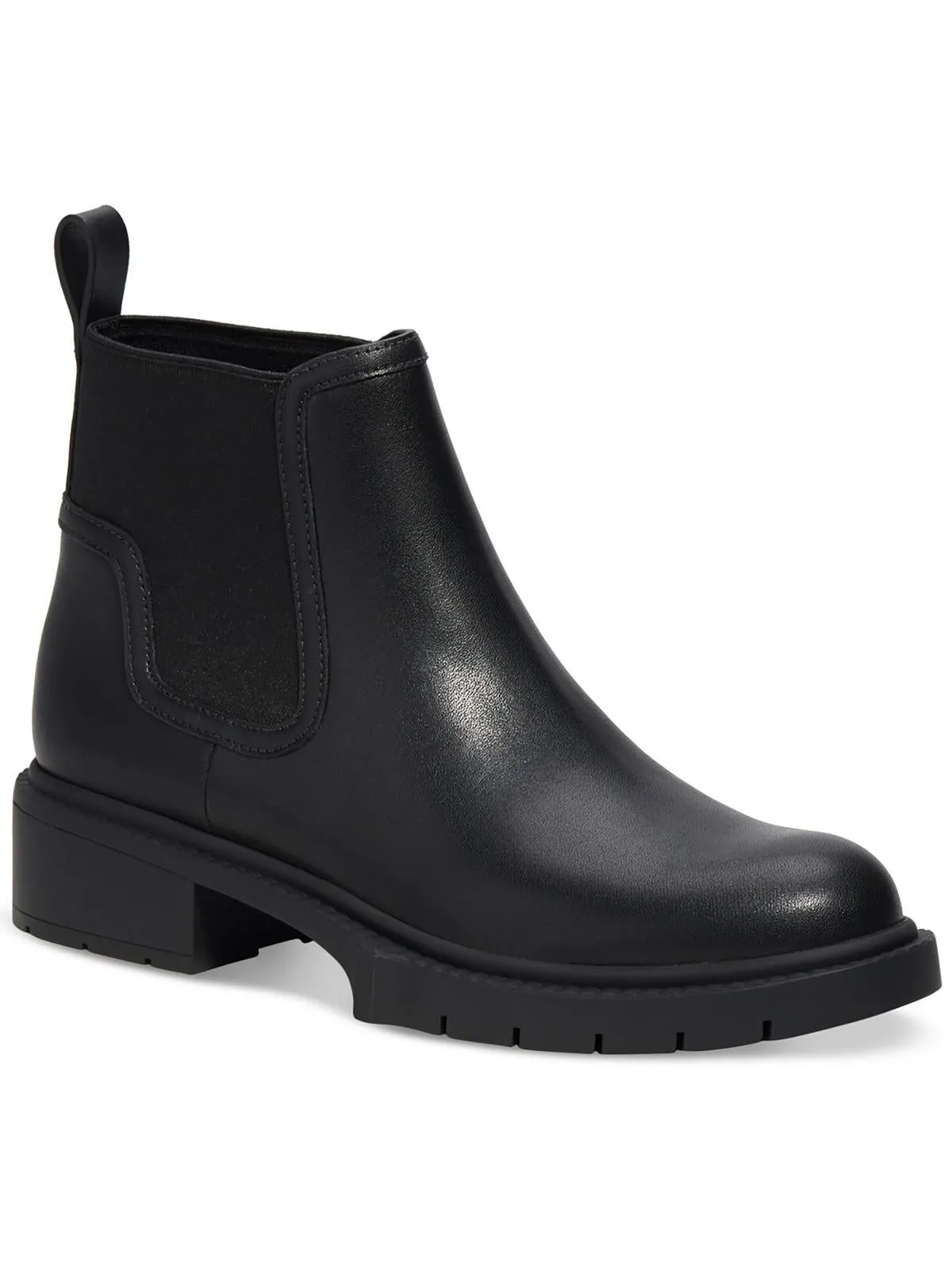 LENORA Womens Leather Round toe Ankle Boots