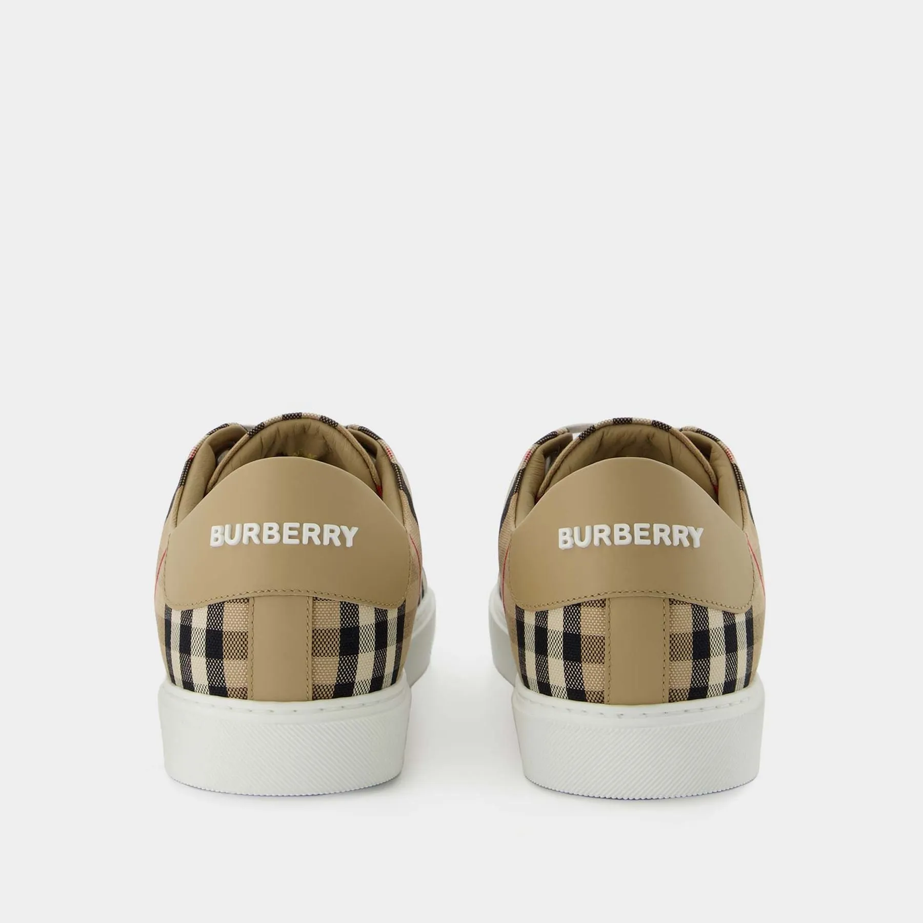 Lf Tnr Newalbridge Lchk Sneakers - Burberry - Beige - Cotton