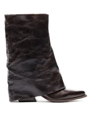 Low Cuff Brown Leather