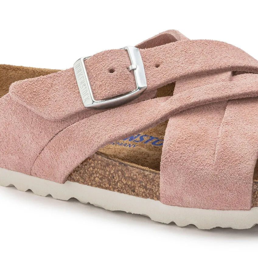 Lugano Soft - Pink Clay Suede||Lugano assise plantaire souple - Sude argile rose