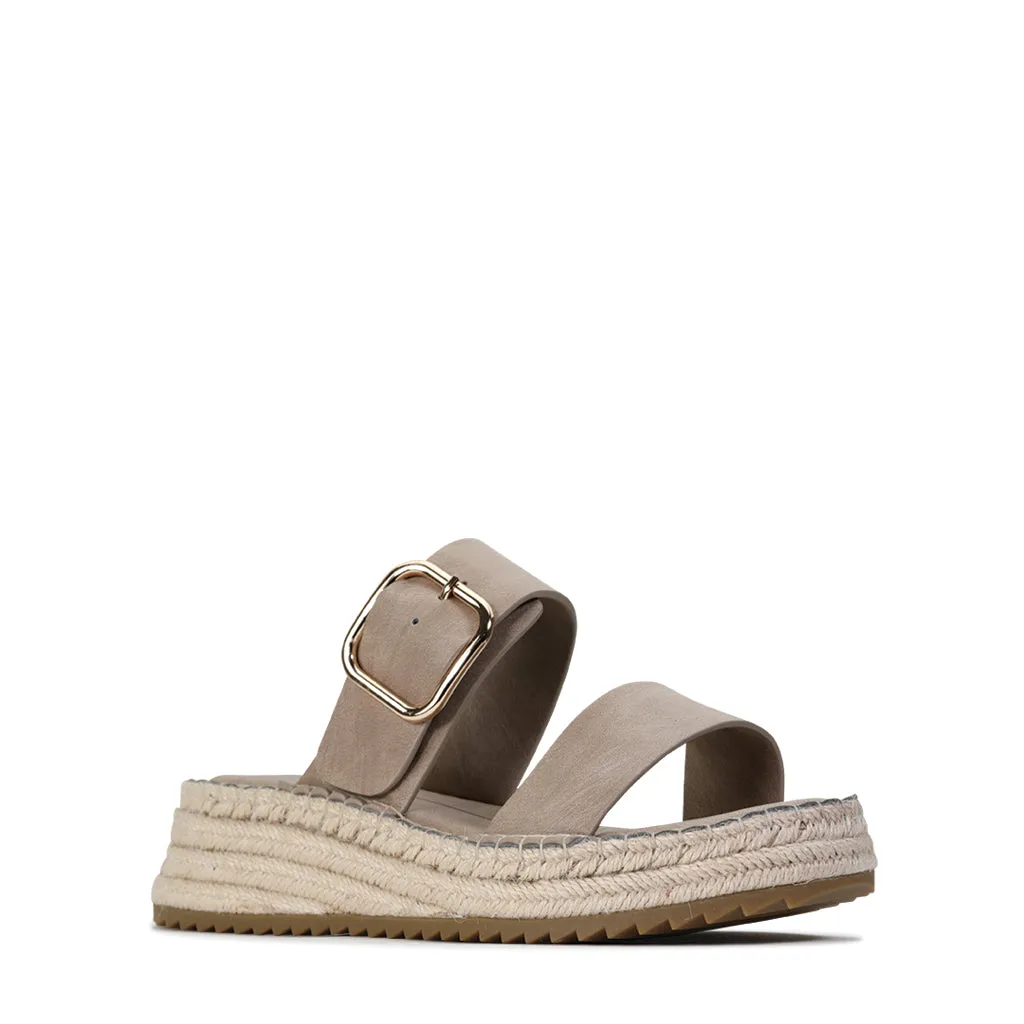 LUPA ESPADRILLE SLIDE SANDAL