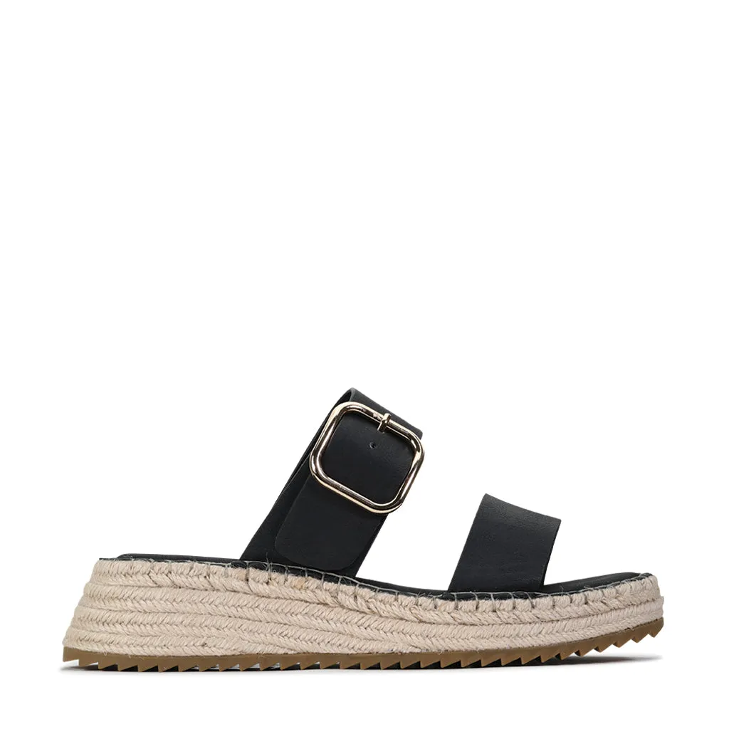 LUPA ESPADRILLE SLIDE SANDAL