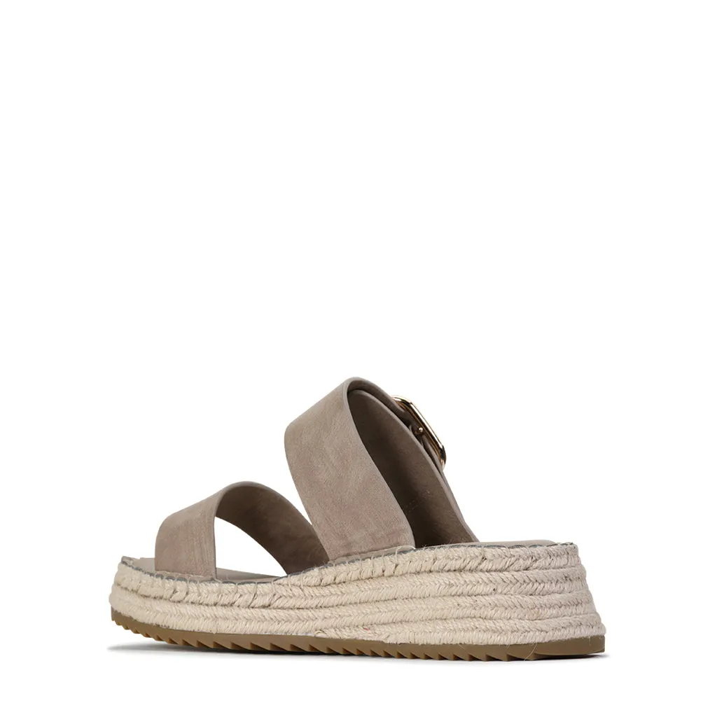 LUPA ESPADRILLE SLIDE SANDAL