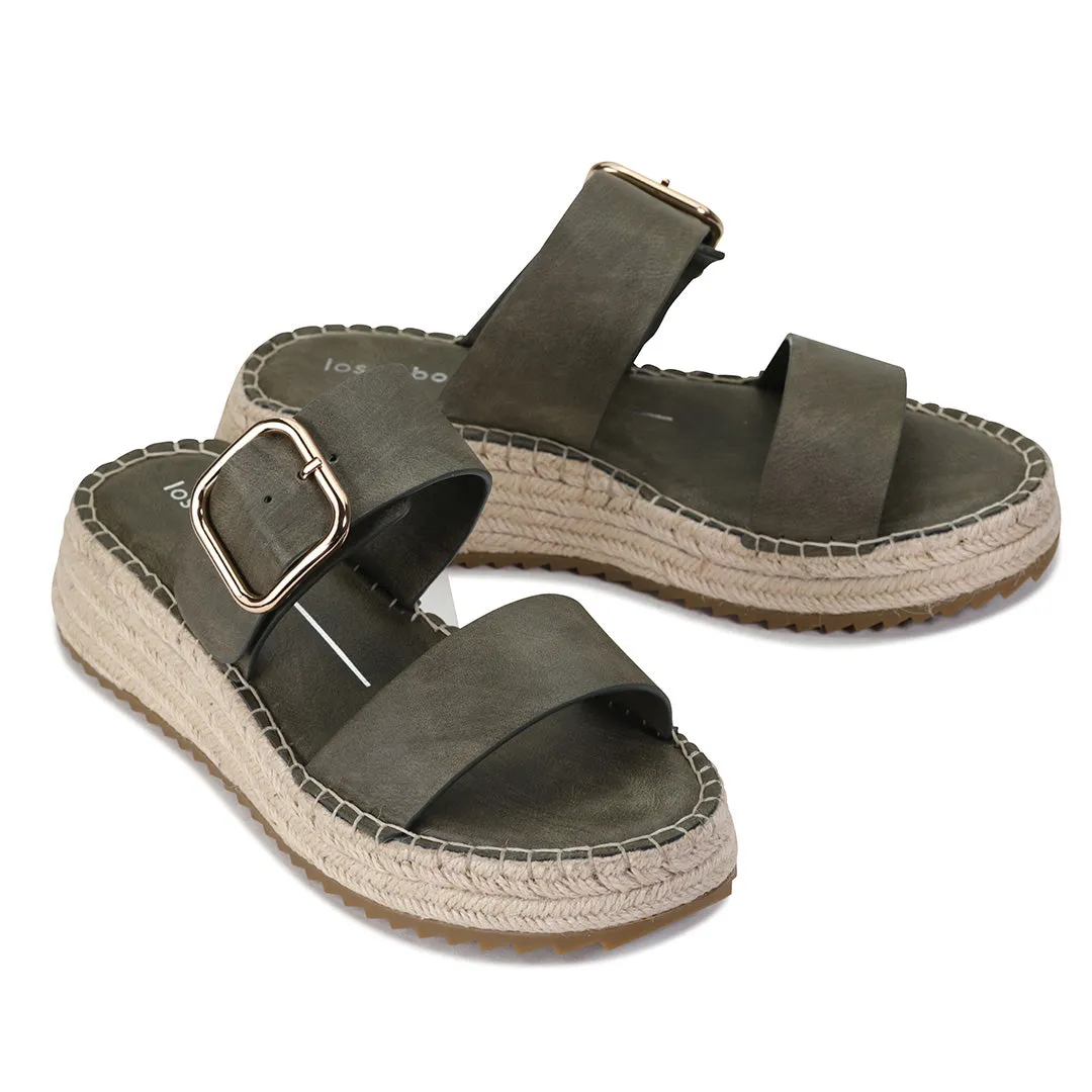LUPA ESPADRILLE SLIDE SANDAL