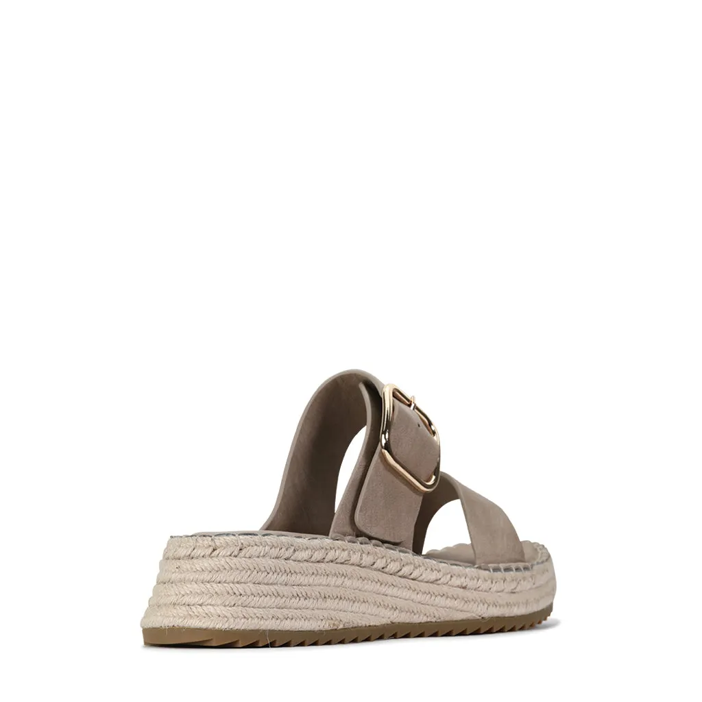 LUPA ESPADRILLE SLIDE SANDAL