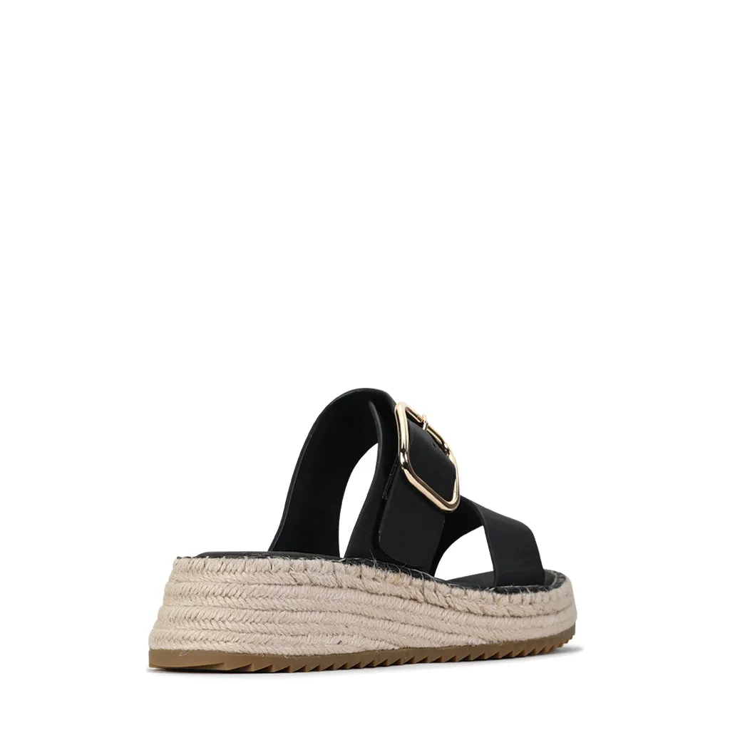 LUPA ESPADRILLE SLIDE SANDAL