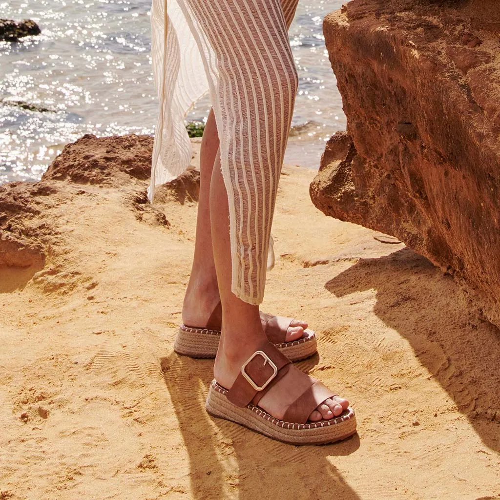 LUPA ESPADRILLE SLIDE SANDAL