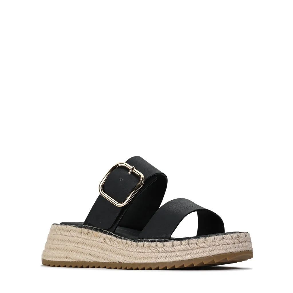 LUPA ESPADRILLE SLIDE SANDAL