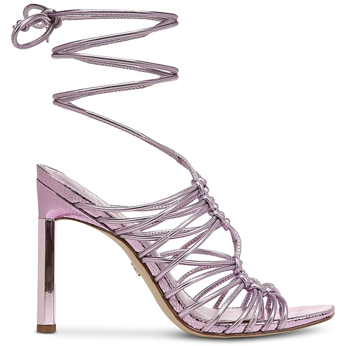 Lylah Womens Open Toe Ankle Strap Heels