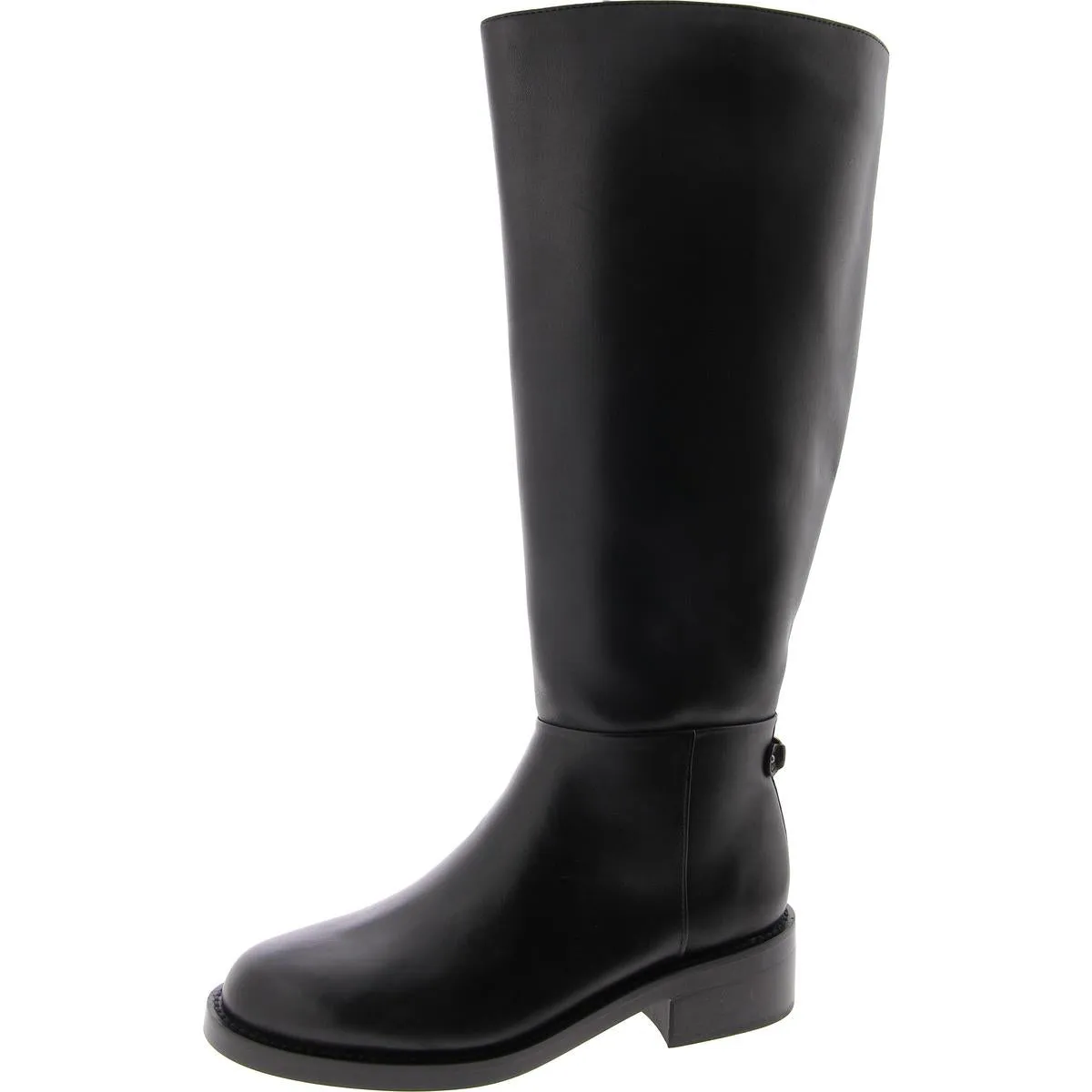 Mable ATH Womens Leather Block Heel Knee-High Boots