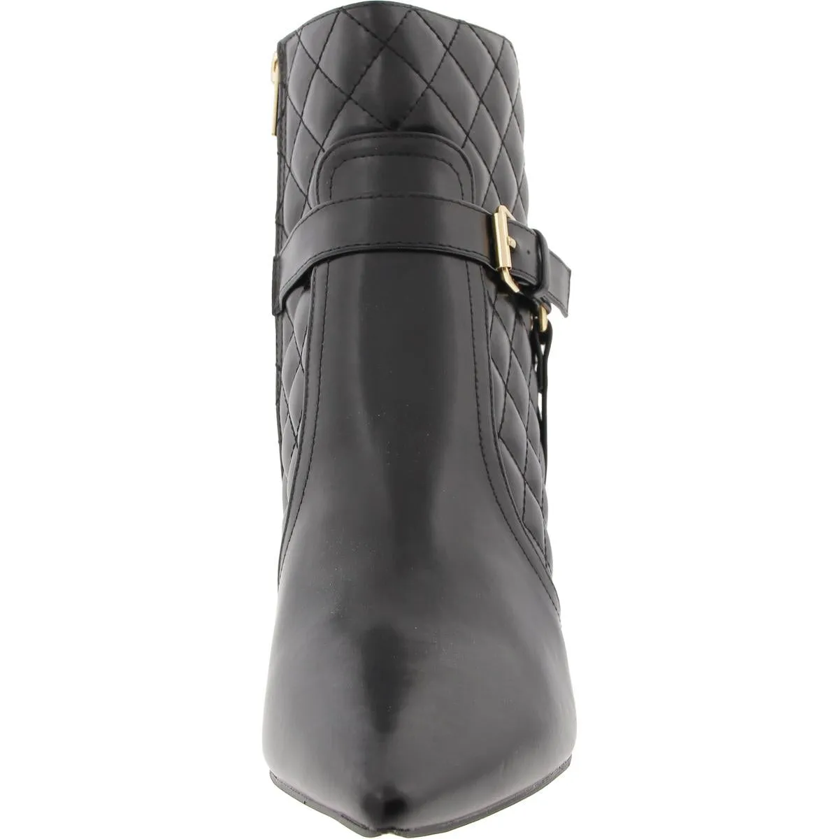 Magdalena Womens Faux Leather Quilted Booties