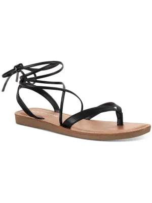 Maggie  Womens Thong Slip On Strappy Sandals