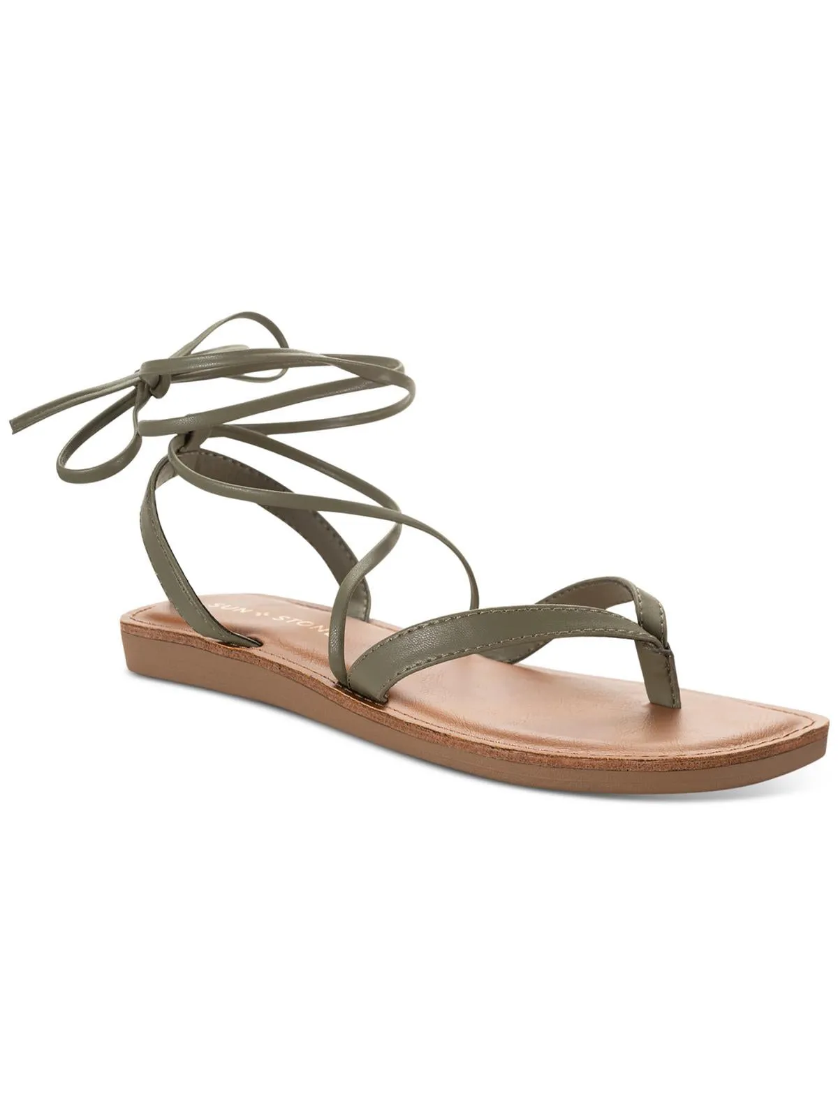 Maggie  Womens Thong Slip On Strappy Sandals