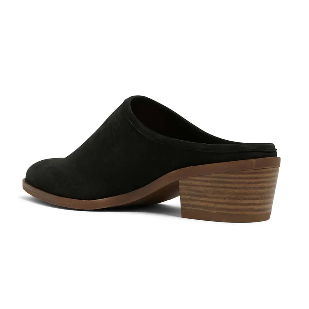 Magnum Heel in Black Nubuck