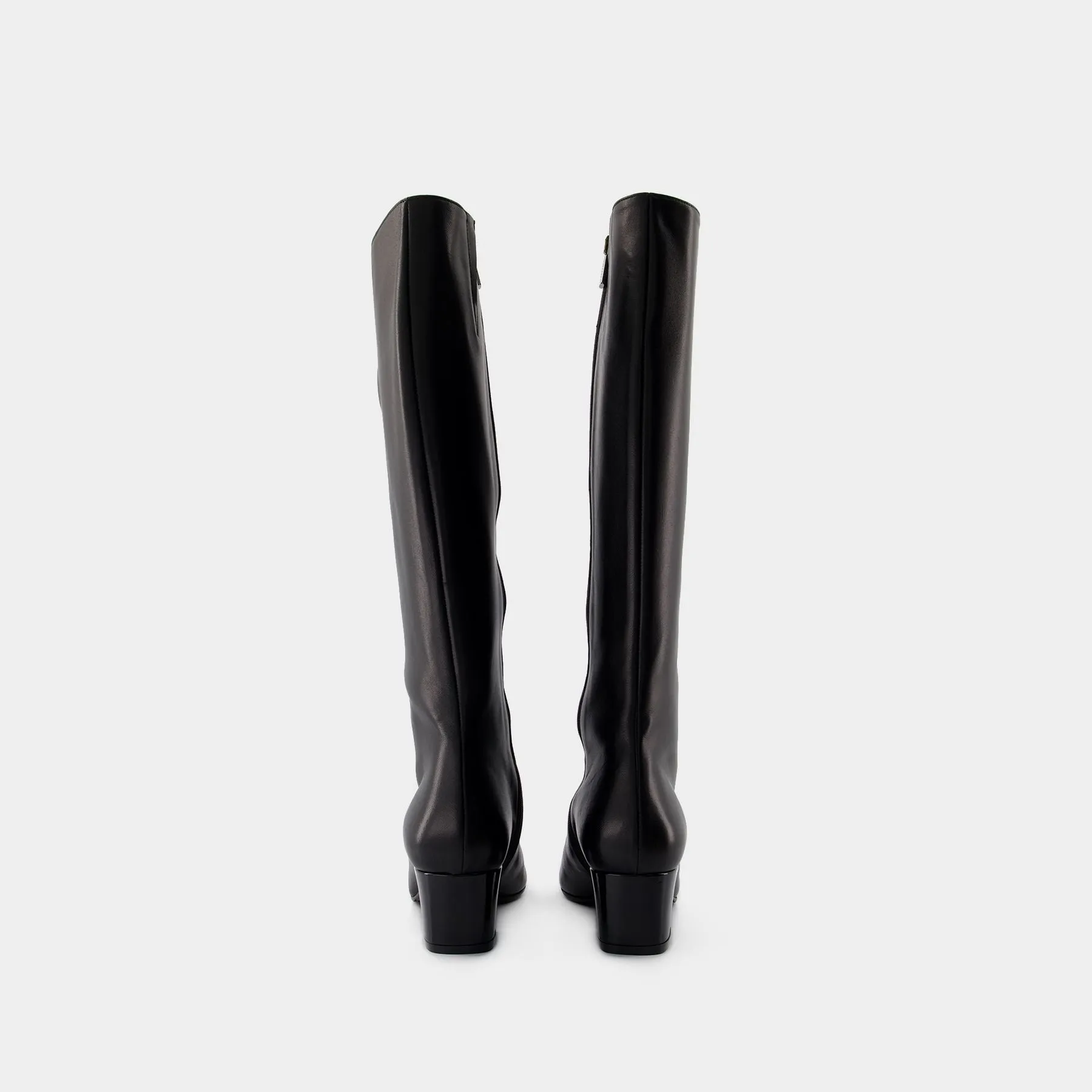 Malaga Boots In Black Leather