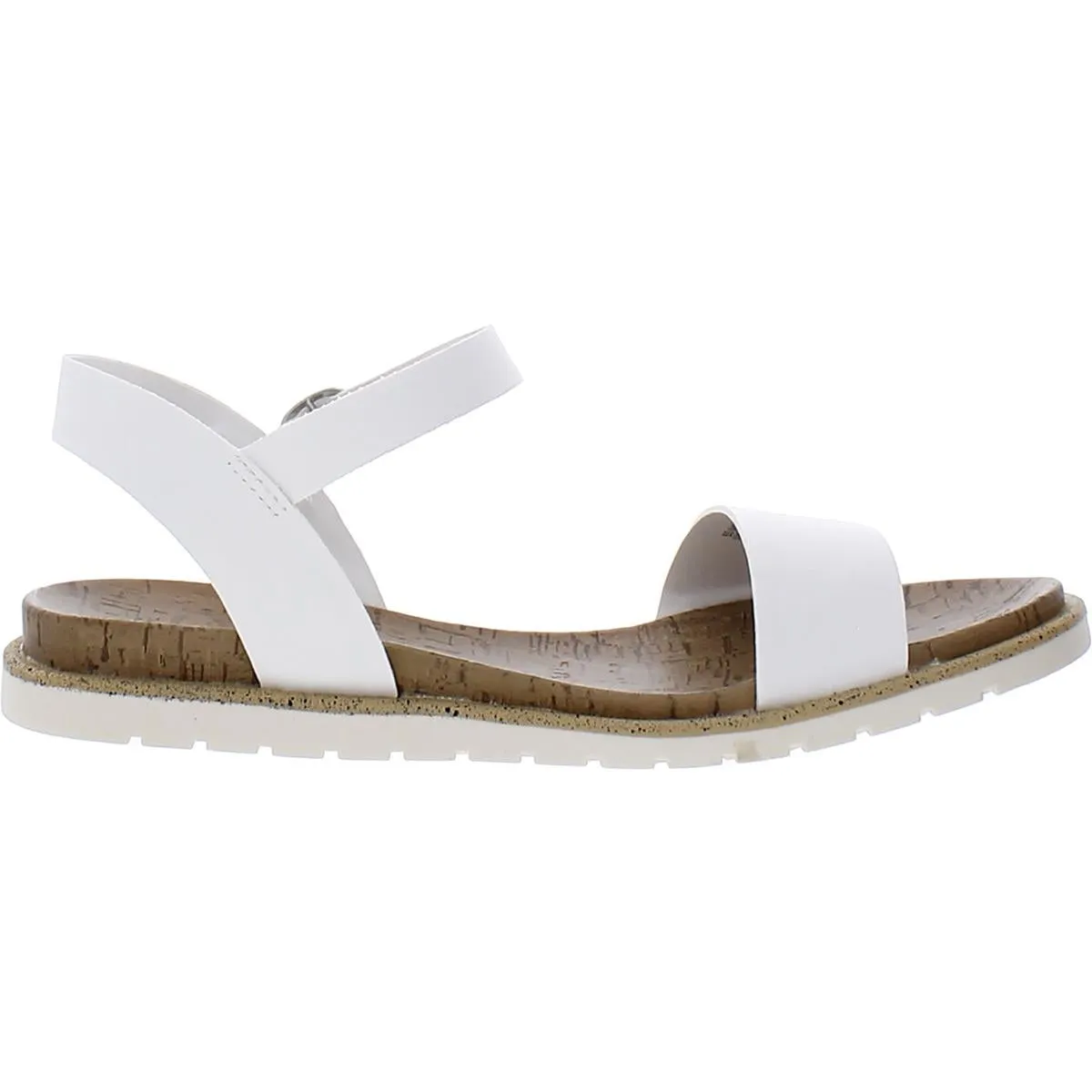 Mattie Womens Faux Suede Strappy Wedge Sandals