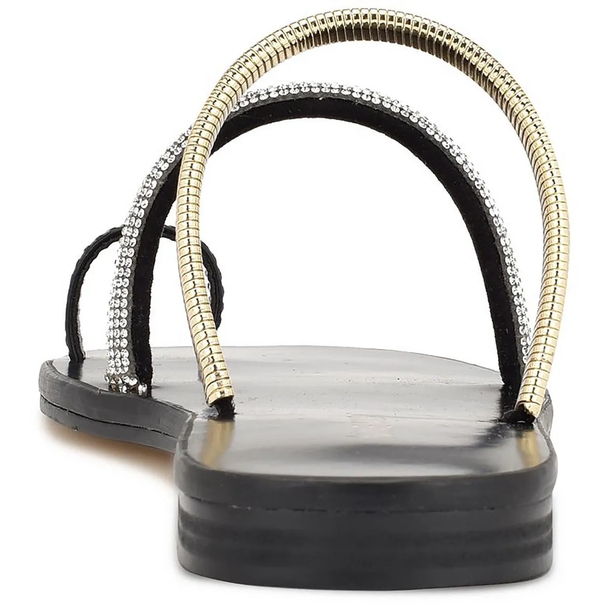 Mavis 5 Womens Embellished Manmade Slide Sandals