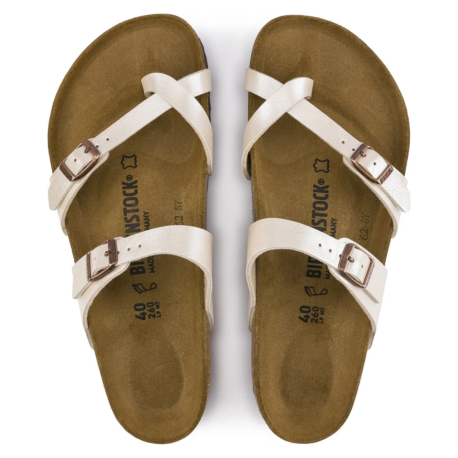 Mayari - Graceful Pearl White Birko Flor||Mayari - Birko-Flor blanc nacr dlicat