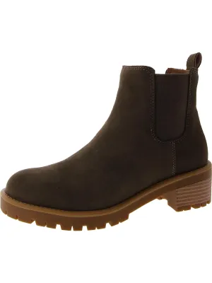 Mayes Womens Suede Waterproof Ankle Boots