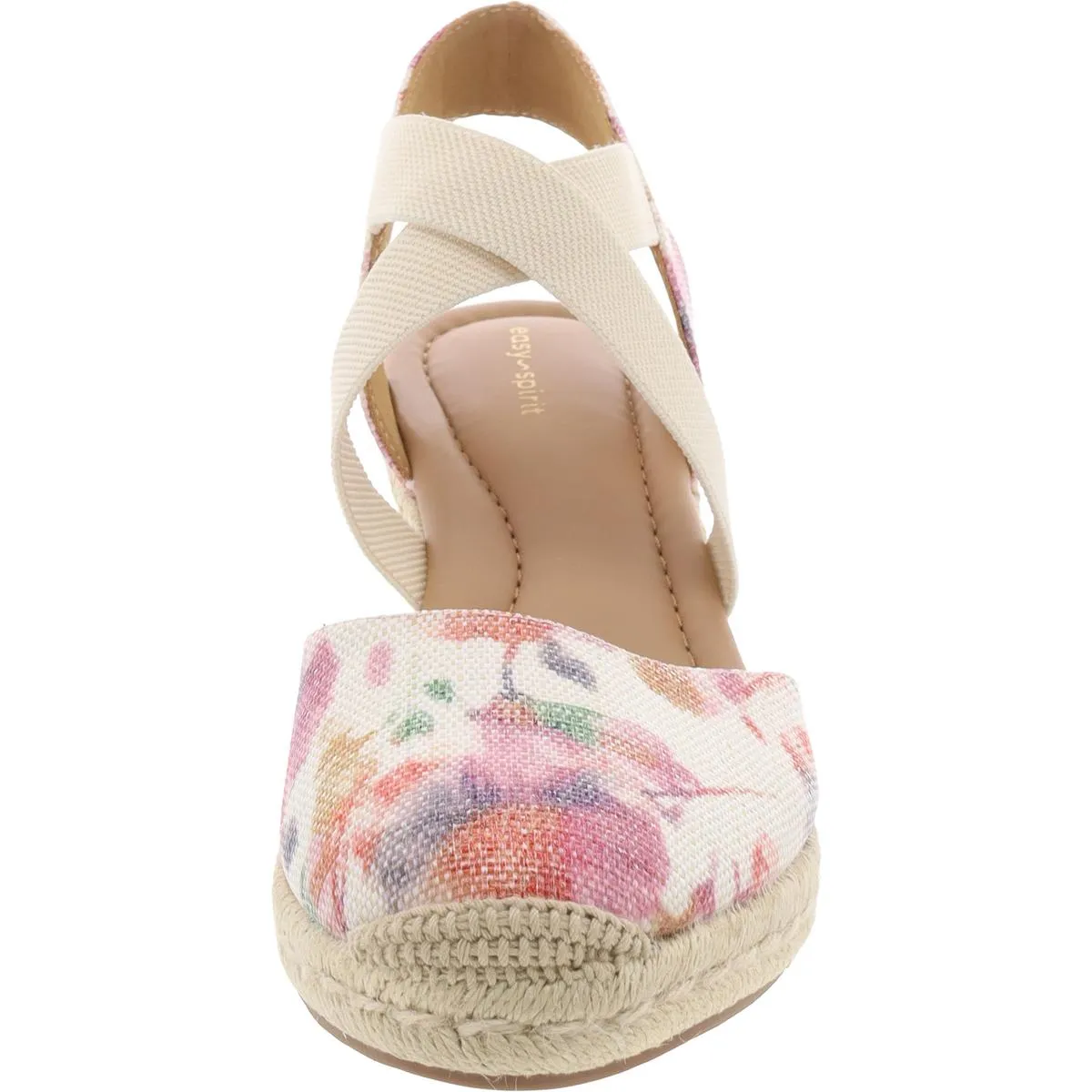 Meza 2 Womens Metallic Espadrilles Wedge Sandals