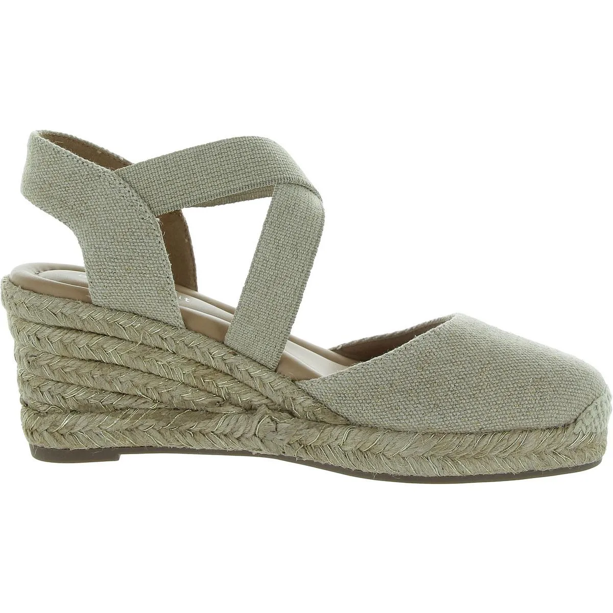 Meza Womens Slip On Closed Toe Espadrilles