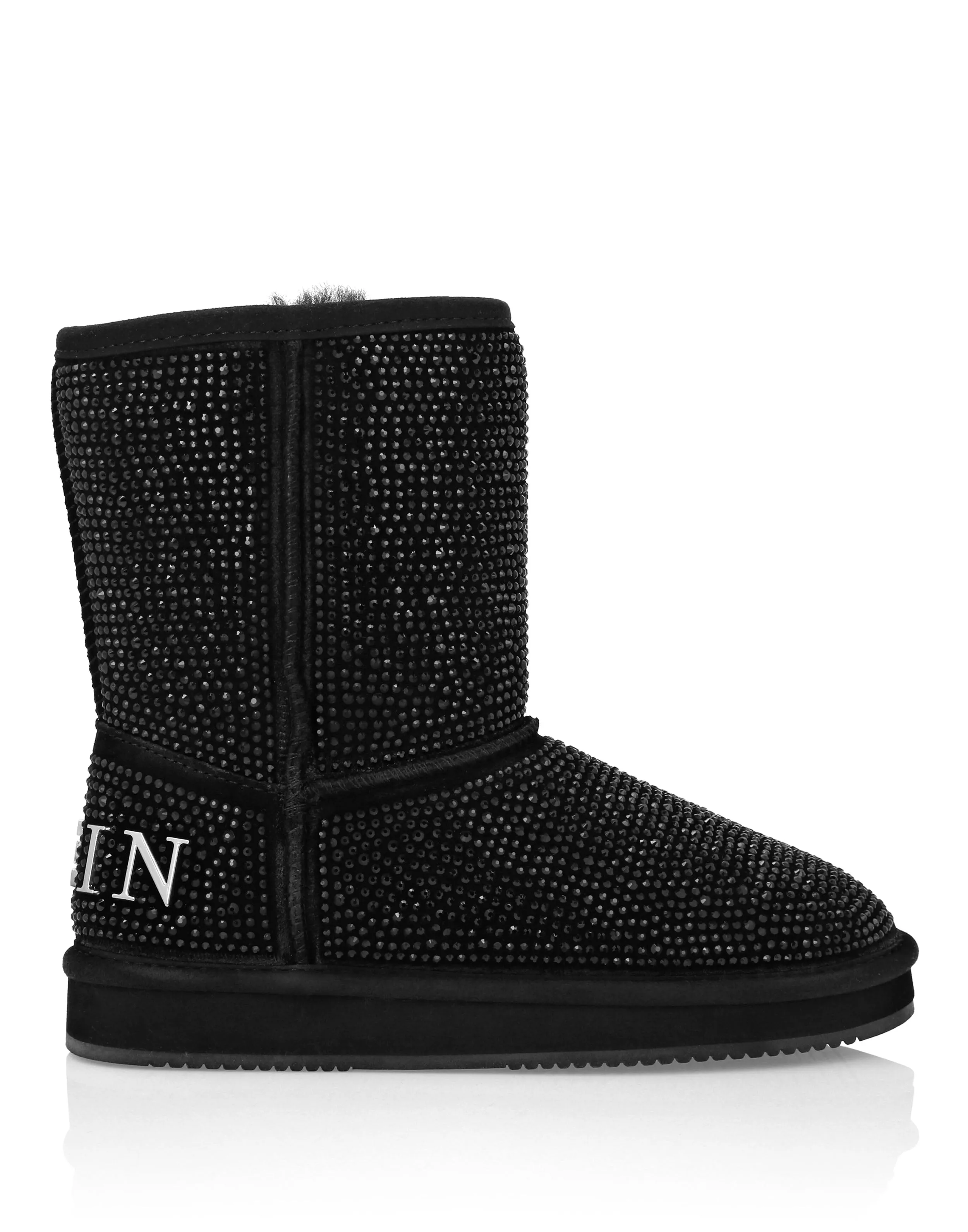 Mid Flat Boots Stones