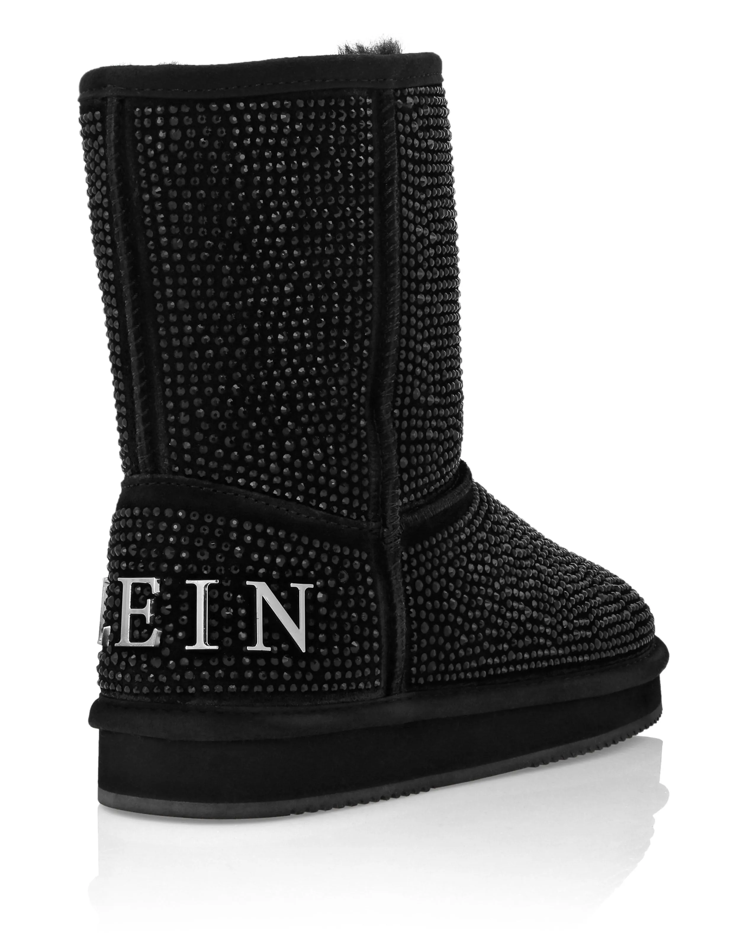 Mid Flat Boots Stones