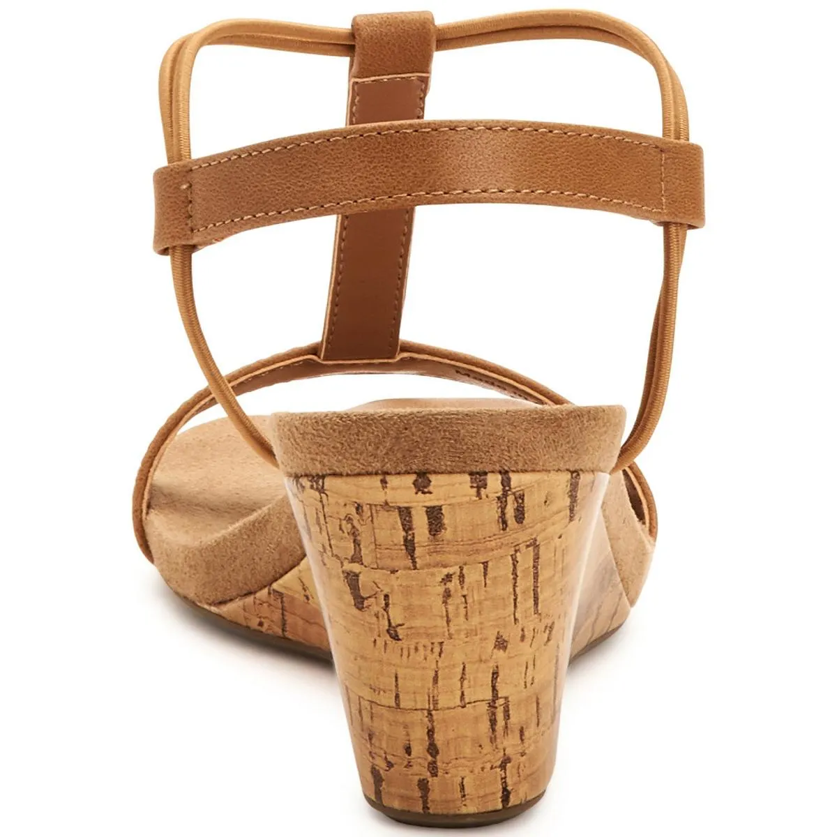 Mulan Womens Dressy Slip On Wedge Sandals