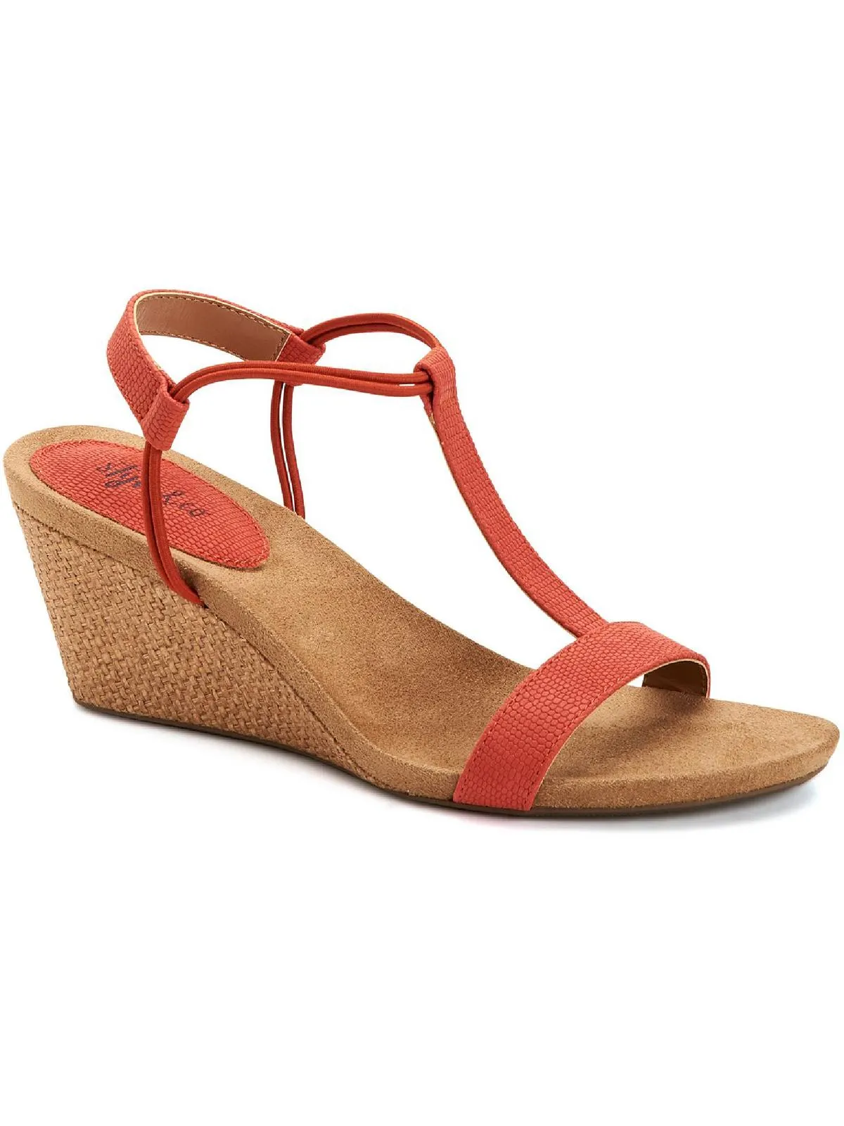 Mulan Womens Dressy Slip On Wedge Sandals