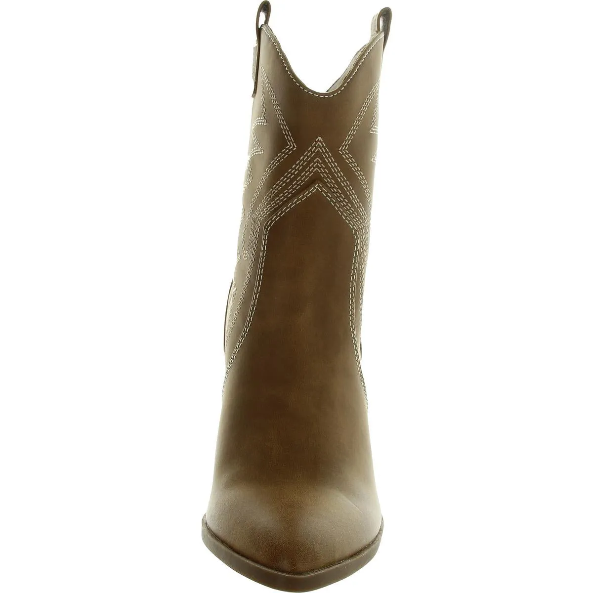 Nakeeta Womens Faux Leather Embroidered Cowboy, Western Boots