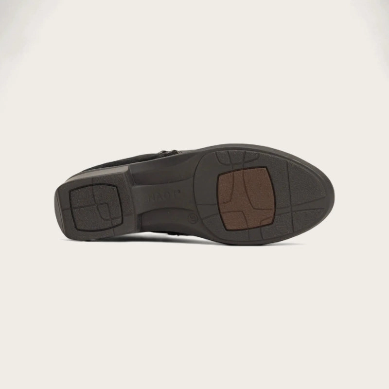 Naot Women's Helm - Black Raven/Black Suede