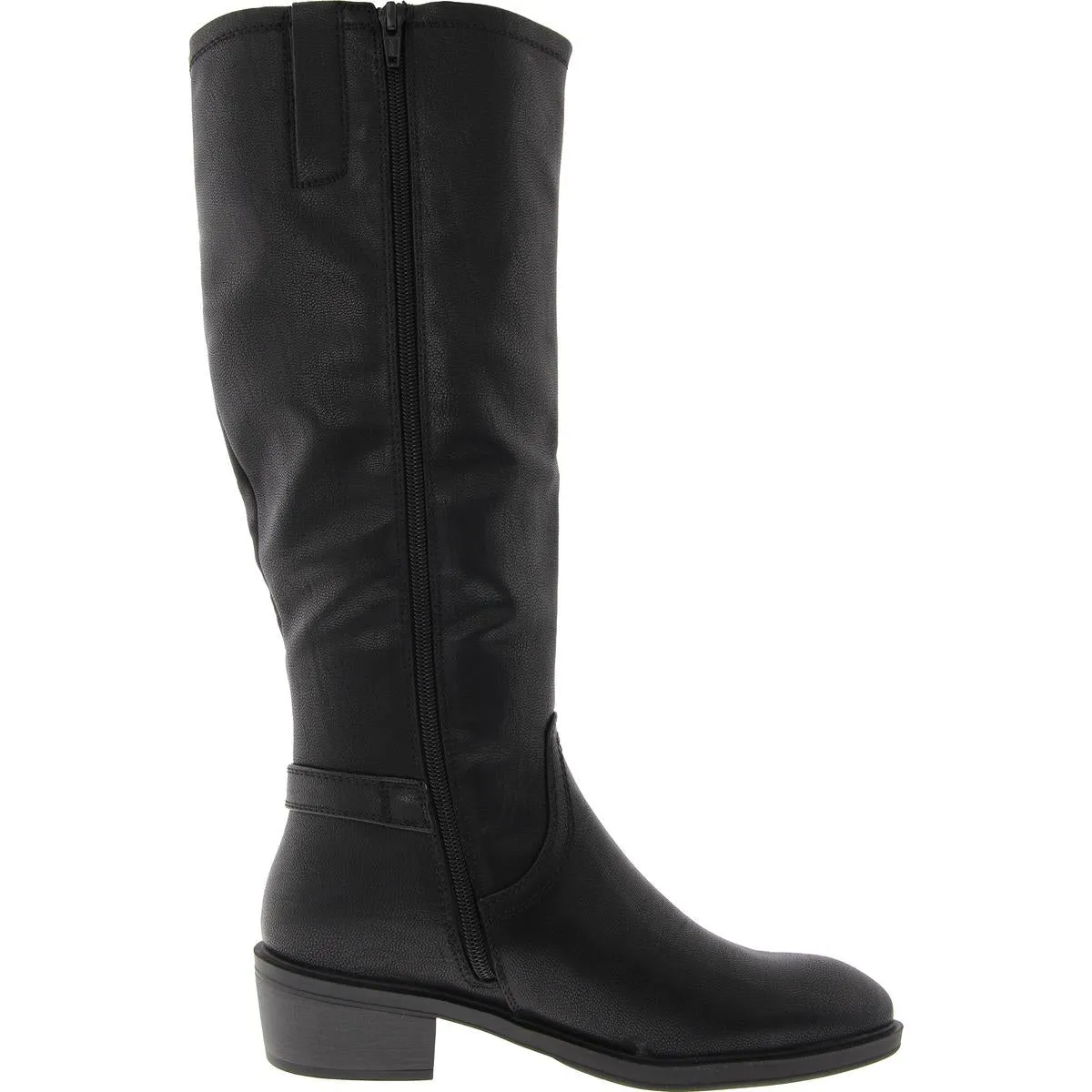 NENA Womens Solid Faux Leather Knee-High Boots